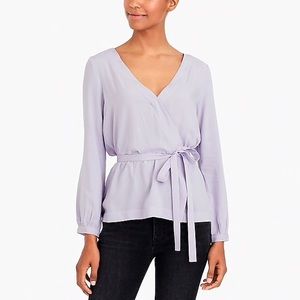 J Crew Wrap Top